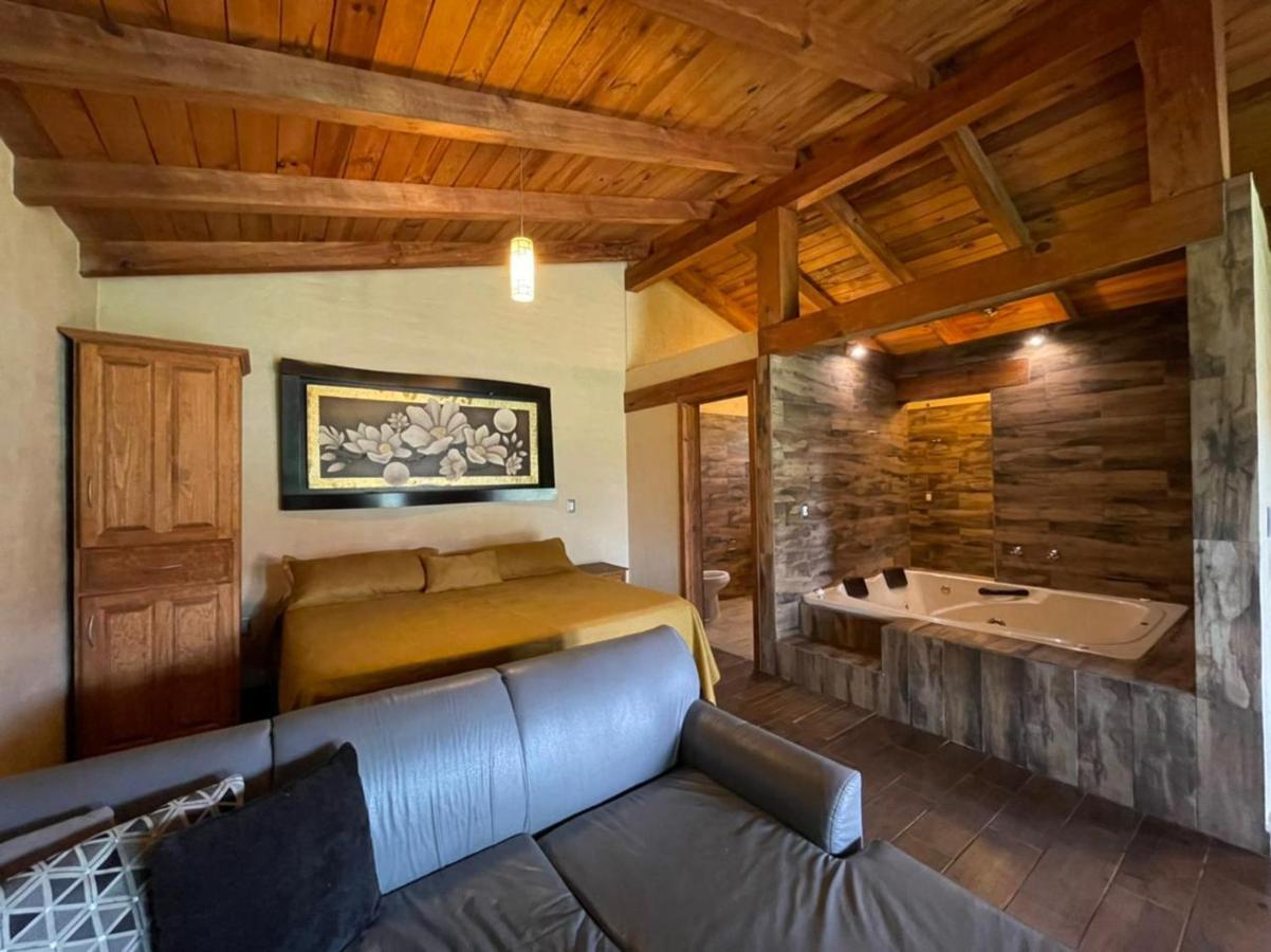 Cabanas Mazzatl Jacuzzy Mazamitla Exteriér fotografie