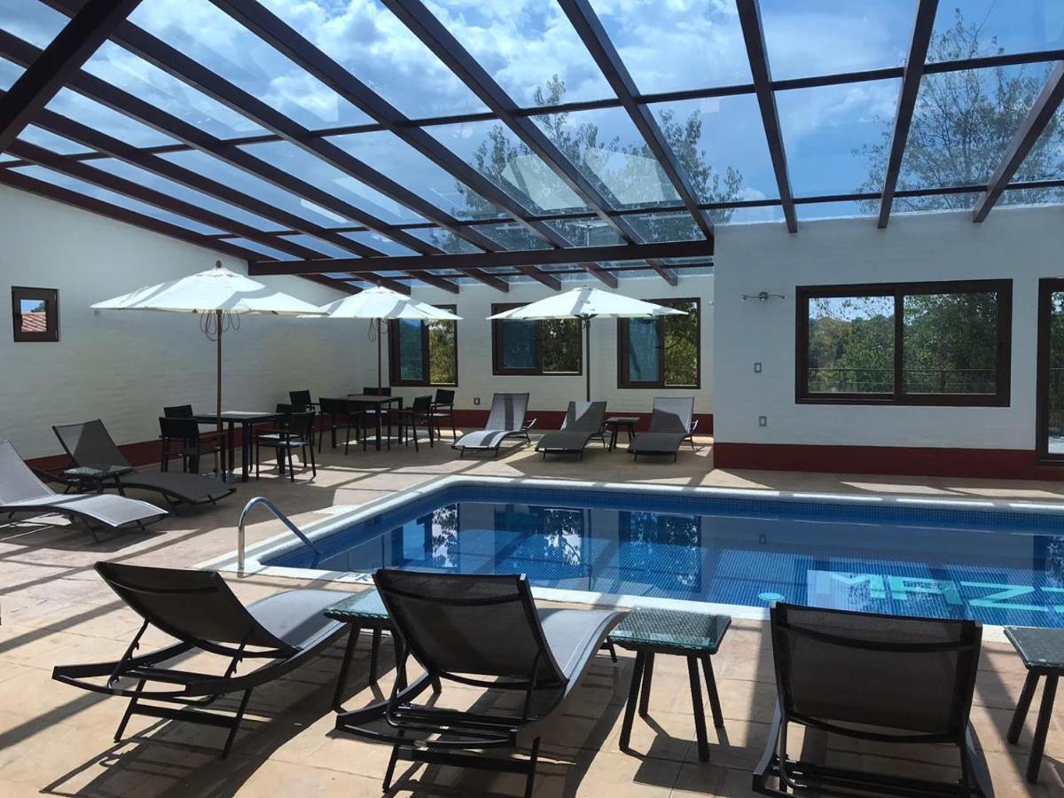 Cabanas Mazzatl Jacuzzy Mazamitla Exteriér fotografie
